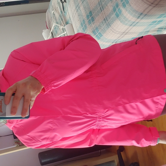 Fluorescent pink McKinley rain coat - Picture 2 of 8
